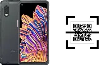 How to read QR codes on a Samsung Galaxy Xcover Pro?