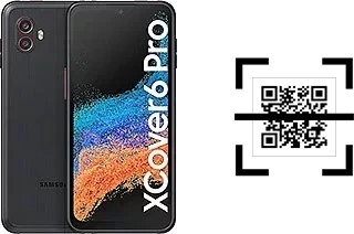 How to read QR codes on a Samsung Galaxy Xcover6 Pro?