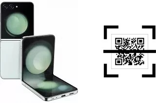 How to read QR codes on a Samsung Galaxy Z Flip5?