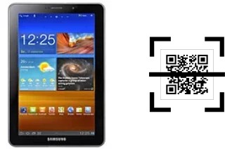 How to read QR codes on a Samsung P6810 Galaxy Tab 7.7?