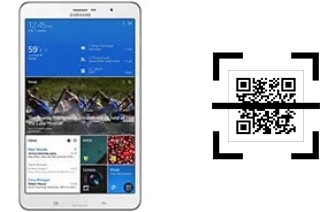 How to read QR codes on a Samsung Galaxy Tab Pro 8.4?