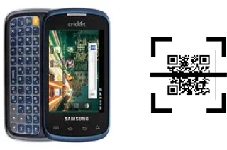 How to read QR codes on a Samsung R730 Transfix?