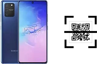 How to read QR codes on a Samsung Galaxy S10 Lite?