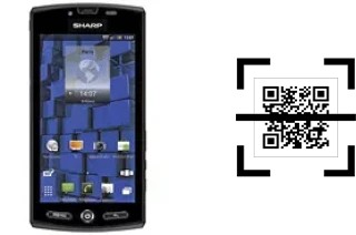 How to read QR codes on a Sharp Aquos SH80F?