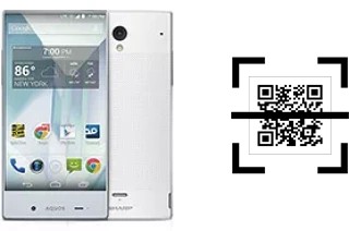 How to read QR codes on a Sharp Aquos Crystal?