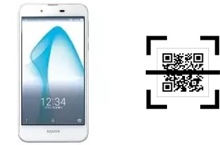 How to read QR codes on a Sharp Aquos L?