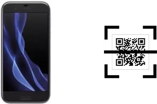 How to read QR codes on a Sharp Aquos R?