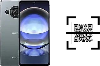 How to read QR codes on a Sharp Aquos R8s?