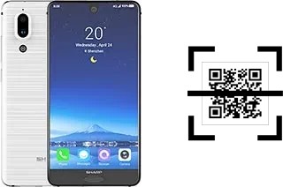 How to read QR codes on a Sharp Aquos S2?