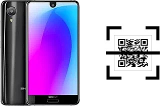 How to read QR codes on a Sharp Aquos S3 mini?