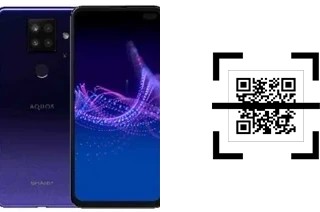 How to read QR codes on a Sharp Aquos Sense4 Plus?