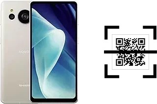 How to read QR codes on a Sharp Aquos sense7 plus?