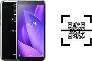 How to read QR codes on a Sharp Aquos V?