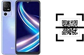 How to read QR codes on a Sharp Aquos V7 Plus?