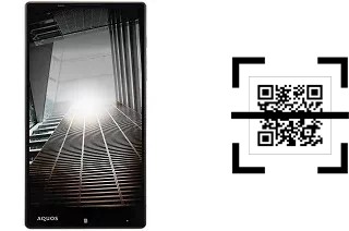 How to read QR codes on a Sharp Aquos Xx?