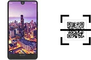 How to read QR codes on a Sharp Aquos C10?