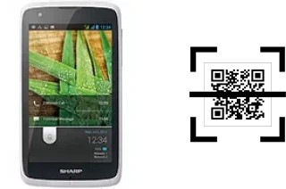 How to read QR codes on a Sharp SH530U?