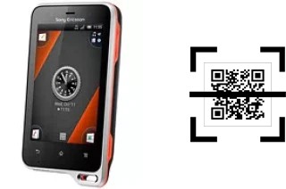 How to read QR codes on a Sony Ericsson Xperia active?