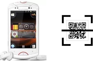 How to read QR codes on a Sony Ericsson Live with Walkman?