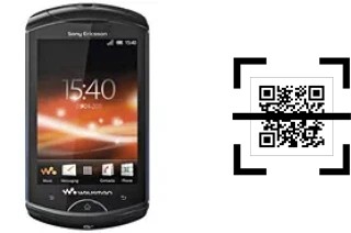 How to read QR codes on a Sony Ericsson WT18i?