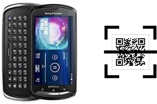 How to read QR codes on a Sony Ericsson Xperia pro?