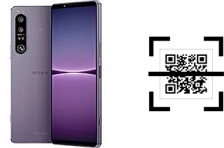 How to read QR codes on a Sony Xperia 1 IV?