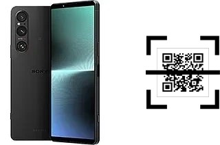 How to read QR codes on a Sony Xperia 1 V?