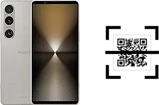 How to read QR codes on a Sony Xperia 1 VI?