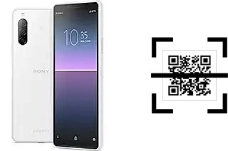 How to read QR codes on a Sony Xperia 10 II?