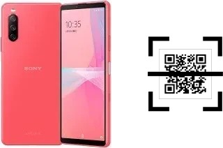 How to read QR codes on a Sony Xperia 10 III Lite?