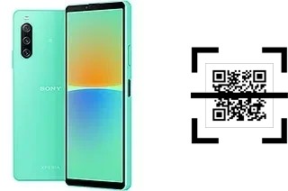 How to read QR codes on a Sony Xperia 10 IV?