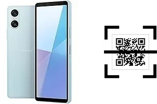 How to read QR codes on a Sony Xperia 10 VI?