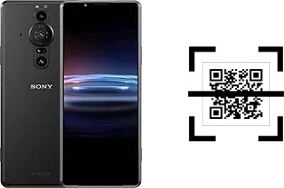 How to read QR codes on a Sony Xperia Pro-I?