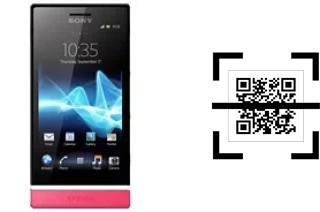 How to read QR codes on a Sony Xperia U?