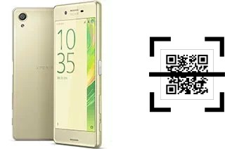 How to read QR codes on a Sony Xperia X?