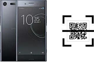 How to read QR codes on a Sony Xperia XZ Premium?