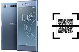 How to read QR codes on a Sony Xperia XZ1?