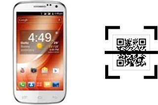 How to read QR codes on a Spice Mi-450 Smartflo Ivory?