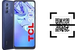 How to read QR codes on a TCL 305?