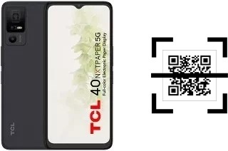 How to read QR codes on a TCL 40 NxtPaper 5G?