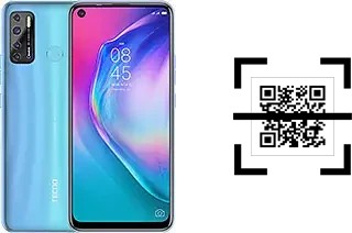 How to read QR codes on a TECNO Camon 15 Air?