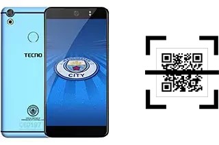 How to read QR codes on a Tecno Camon CX Manchester City LE?