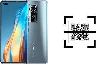 How to read QR codes on a Tecno Phantom X?