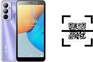 How to read QR codes on a Tecno Pop 6 Go?