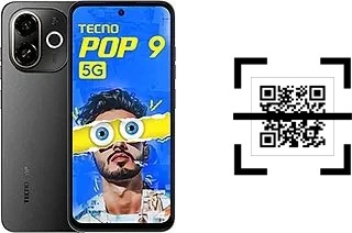 How to read QR codes on a Tecno Pop 9?