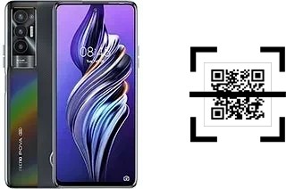 How to read QR codes on a Tecno Pova 5G?