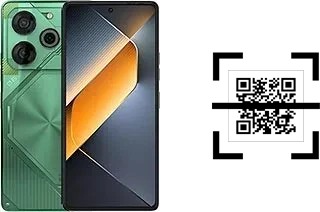 How to read QR codes on a Tecno Pova 6 Pro?