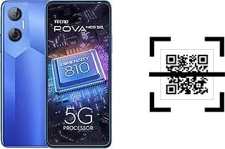 How to read QR codes on a Tecno Pova Neo 5G?