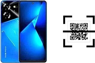 How to read QR codes on a Tecno Pova 5?