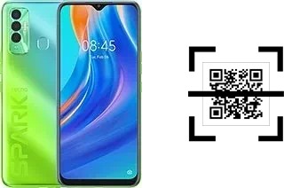 How to read QR codes on a Tecno Spark 7P?